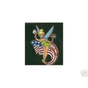  Disney American July 4 Patriotic Tinker Bell Pin 