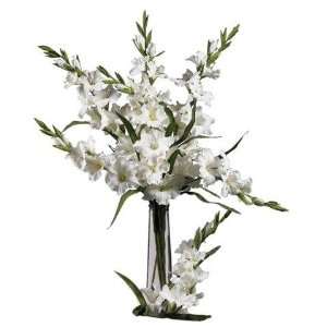 Exclusive By Nearly Natural White 36 Inch Gladiola Stem (Set of 12 