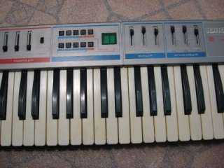 This is Soviet keytar synth Junost 21. The synth is in well working 