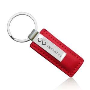  Infiniti Red Leather Key Chain Automotive