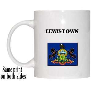  US State Flag   LEWISTOWN, Pennsylvania (PA) Mug 