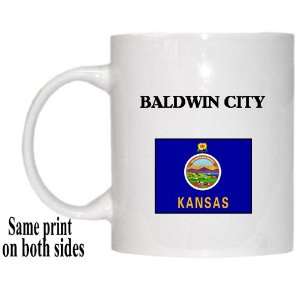    US State Flag   BALDWIN CITY, Kansas (KS) Mug 