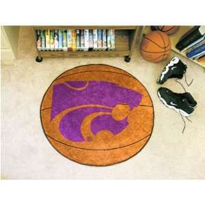 Kansas State Wildcats NCAA Basketball Round Floor Mat (29)  