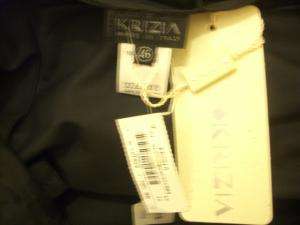 KRIZIA NWT for $205 black pleated skirt size 46/ US 12  
