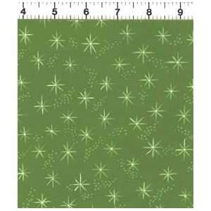  Quilting Fabric Green Toybox Sparkle Arts, Crafts 