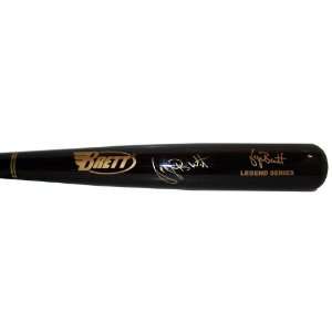 Autographed George Brett Bat   Black   Autographed MLB Bats  