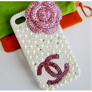  Apple iPhone 4G/4S Bling Bling Pearls Mixed Crystal 