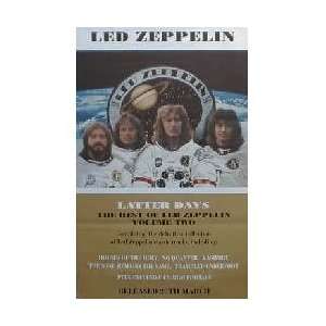 Led Zeppelin (Latter Days, Huge, Original) Music Poster Print   40 X 