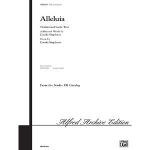 Alleluia Choral Octavo Choir Traditional Latin text, additional words 