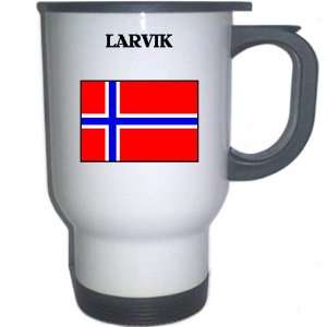  Norway   LARVIK White Stainless Steel Mug Everything 