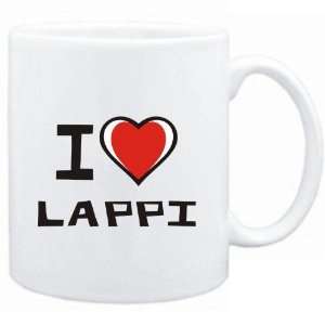  Mug White I love Lappi  Cities