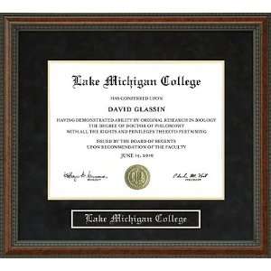  Lake Michigan College Diploma Frame