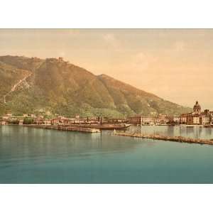  Vintage Travel Poster   Como the harbor Lake Como Italy 24 