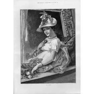  Lady In A Gondola Antique Print Fine Art By Knowles