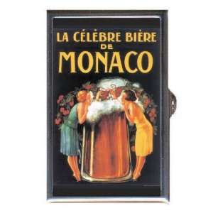 MONACO BEER VINTAGE ILLUSTRATION AD Coin, Mint or Pill Box 