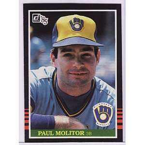  1985 Donruss #359 Paul Molitor [Misc.]