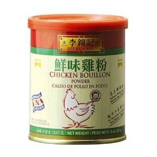 Lee Kum Kee Chicken Bouillon Powder, 8 Ounce Cans (Pack of 6)  