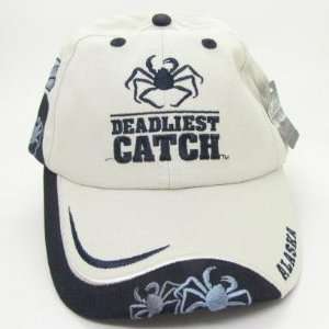 Alaska Khaki Deluxe Alaskan Deadliest Catch Crabs Ball Cap Hat  