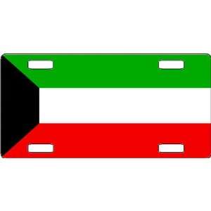  Kuwait Flag Vanity License Plate 