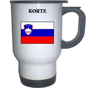  Slovenia   KORTE White Stainless Steel Mug Everything 