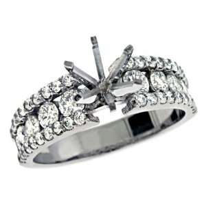  S. Kashi & Sons EN7008WG Engagement Ring   14KW Ring Size 
