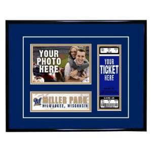  Milwaukee Brewers Game Day Ticket Frame