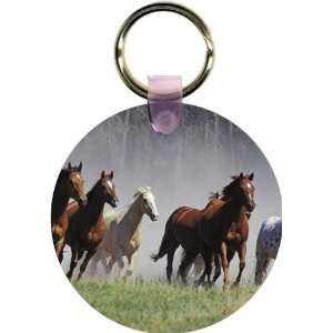  Galloping Horses Art Key Chain   Ideal Gift for all 