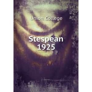  Stespean. 1925 Union College Books