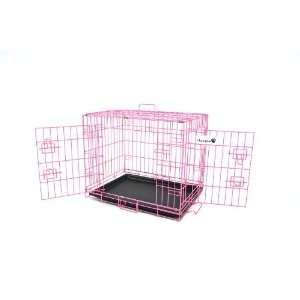  Champion Dogs Pink 24 dog cage crate with ABS tray