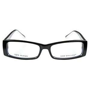  Kam Dhillon 3020 Black and White Eyeglasses Health 