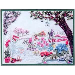   Garden Party   chart & fabric (Brazilian embroidery)