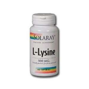  L Lysine Free Form 120 Caps 500 Mg   Solaray Health 