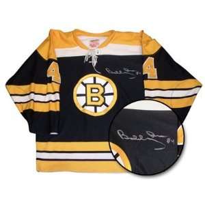   Boston Bruins NHL Hand Signed Authentic Style Away Black Hockey Jersey