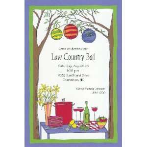  Outdoor Buffet Party Invitations