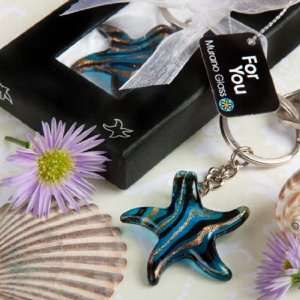  Murano Glass Collection Starfish Keychains Health 