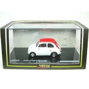  1964 Fiat Abarth 595 SS White/Red 1/43 Toys & Games