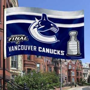 Vancouver Canucks 2011 NHL Western Conference Champions 3 x 5 Banner 