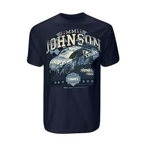  Chase Authentics Jimmie Johnson Vintage Car T Shirt 