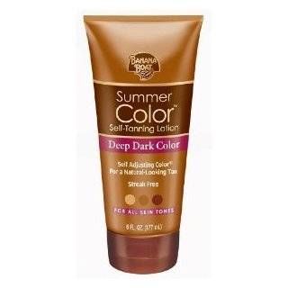 Banana Boat Summer Color Self Tanning Lotion, Deep Dark Color, For All 