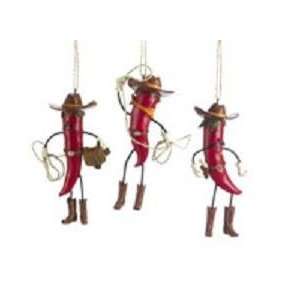  Chili Pepper Characters Christmas Ornament
