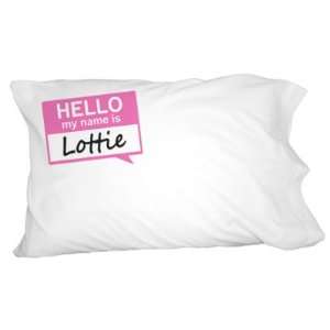 Lottie Hello My Name Is Novelty Bedding Pillowcase Pillow Case  