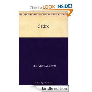 Satire (Italian Edition) Ludovico Ariosto  Kindle Store