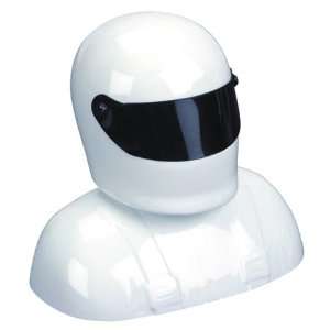    Hangar 9 60 90 Size Painted Pilot Helmet White Toys & Games