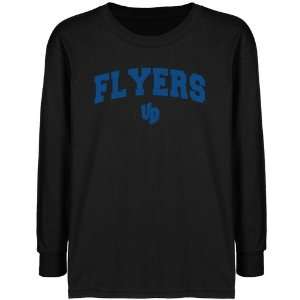  Dayton Flyers Youth Black Logo Arch T shirt Sports 