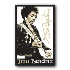    Jimi Hendrix Guitar Blacklight Poster 22011