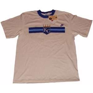   Kansas City Royals Nike Contrast White T Shirt (M)