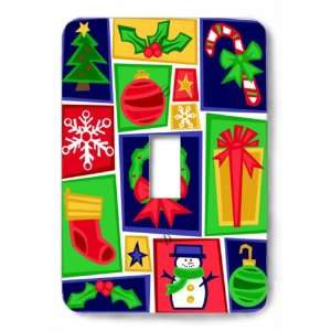  Holly Jolly Christmas Decorative Steel Switchplate Cover 