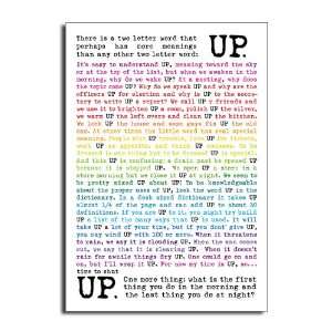  UP   Humorous Talk Bubbles Birthday Greeting Card Office 