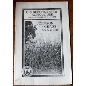  Johnson Grass As A Weed (U.S. Department of Agriculture 