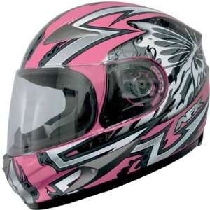 AFX FX 90 Helmet, Silver/Pink Passion, Helmet Type Full face Helmets 